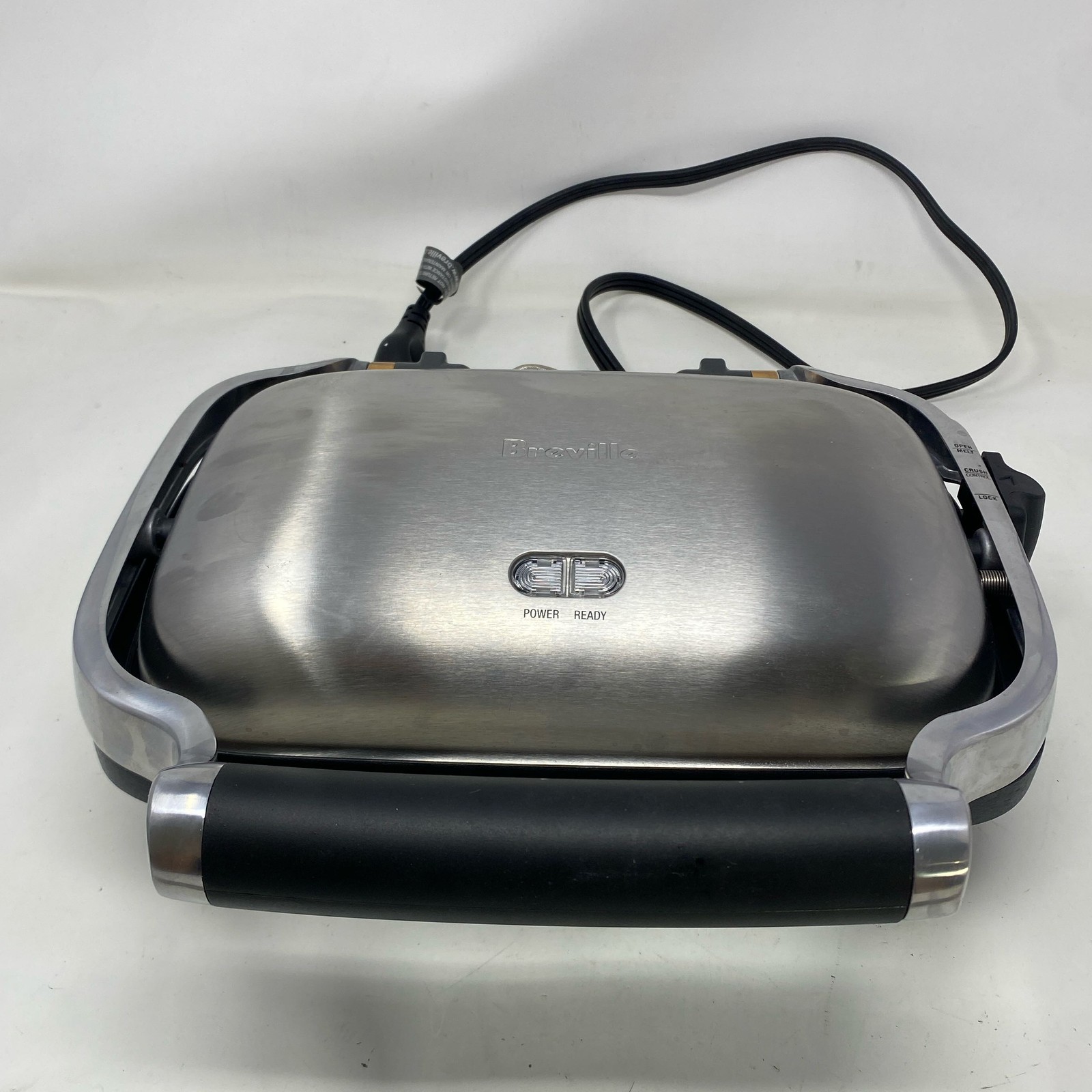 Breville Perfect Press Panini Press, 2-Slice, Brushed Stainless Steel