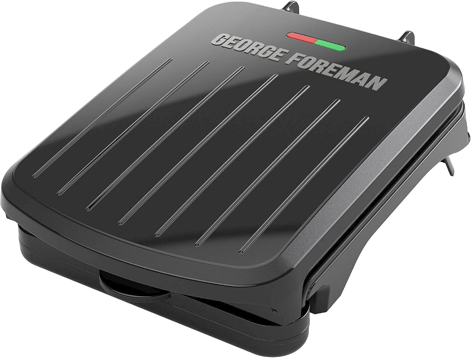 Compact 2-Serving Electric Indoor Grill and Panini Press for 1–2 People, Classic