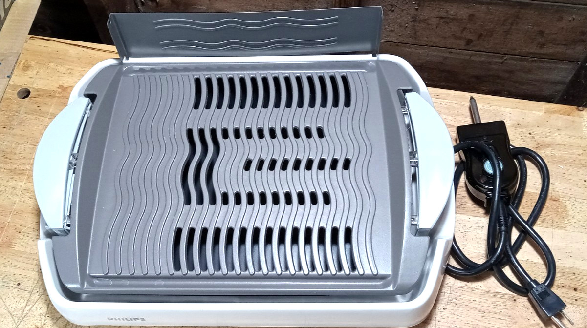 Philips HL4500 Indoor/Outdoor Electric Grill Tested Works