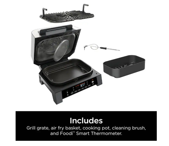 Ninja – Foodi Smart XL 6-in-1 Countertop Indoor Grill with Smart Cook System