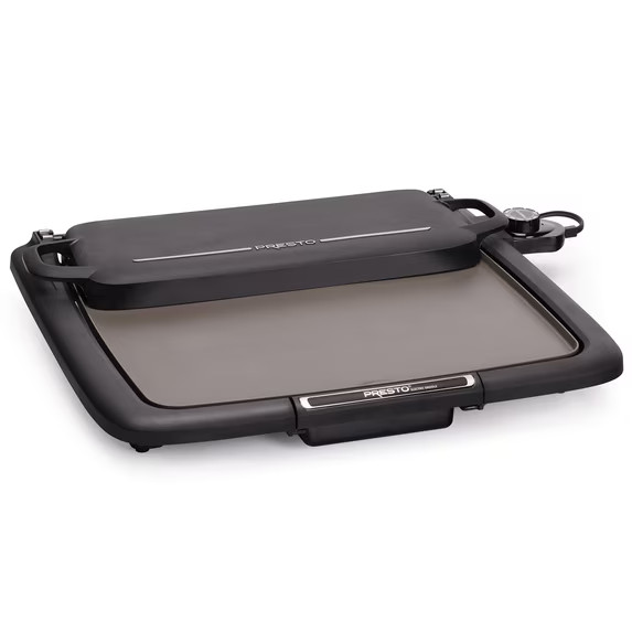 Presto Ceramic Electric Griddle/Warmer Plus, Black 07024