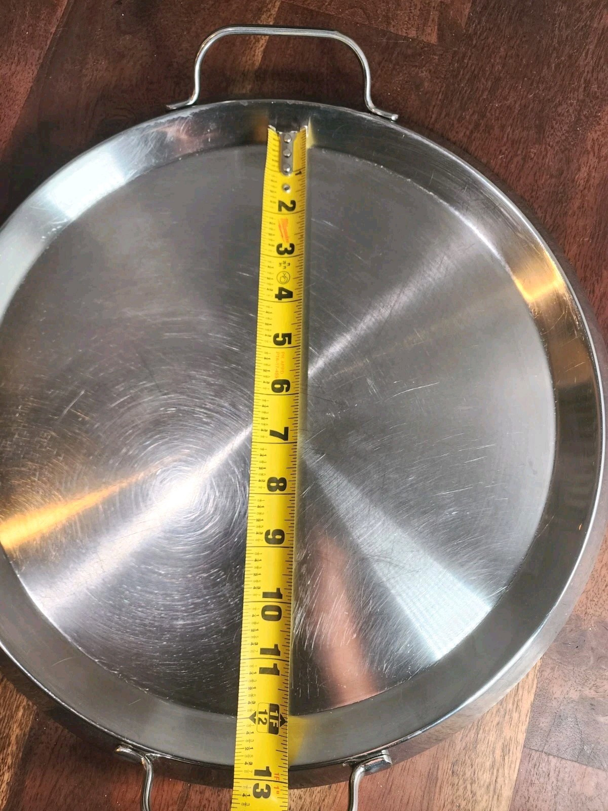 Cuisinart Grand Griddle Stainless Steel Copper Core 13in Superb Condition