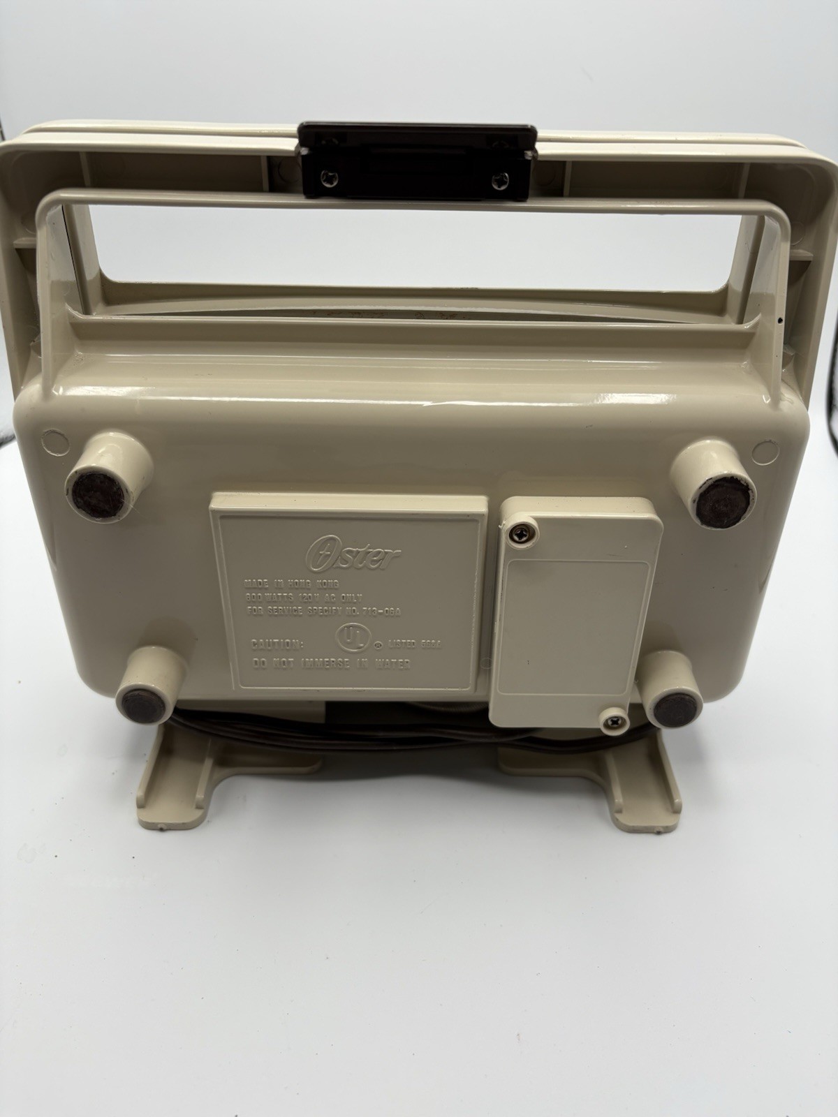 Oster Hot ‘n Toasty Electric Contact Sandwich Grill 750W Beige Ready Light