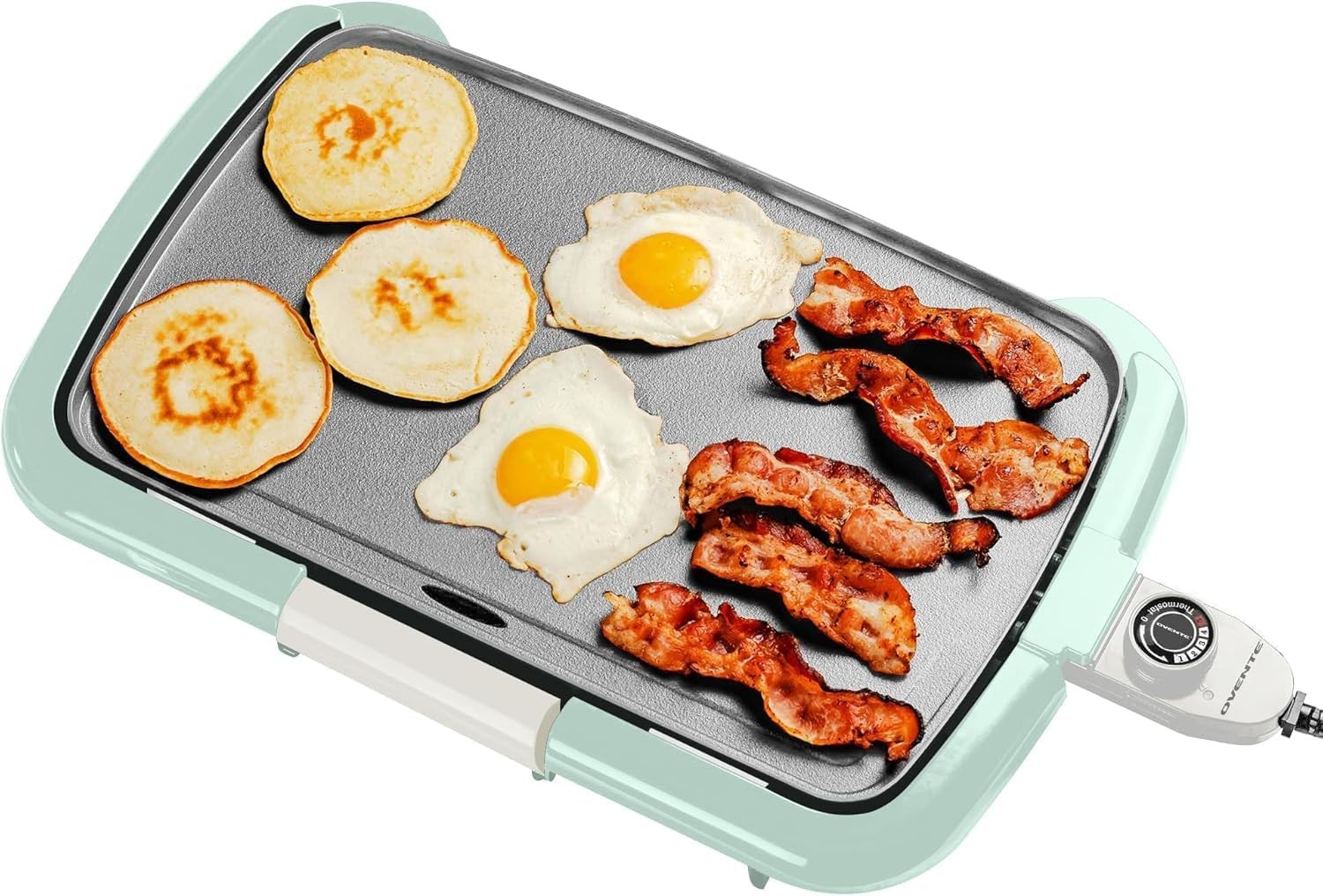 Electric Griddle W/ 16 x 10 Inch Flat Non-Stick Cooking Surface Removable &