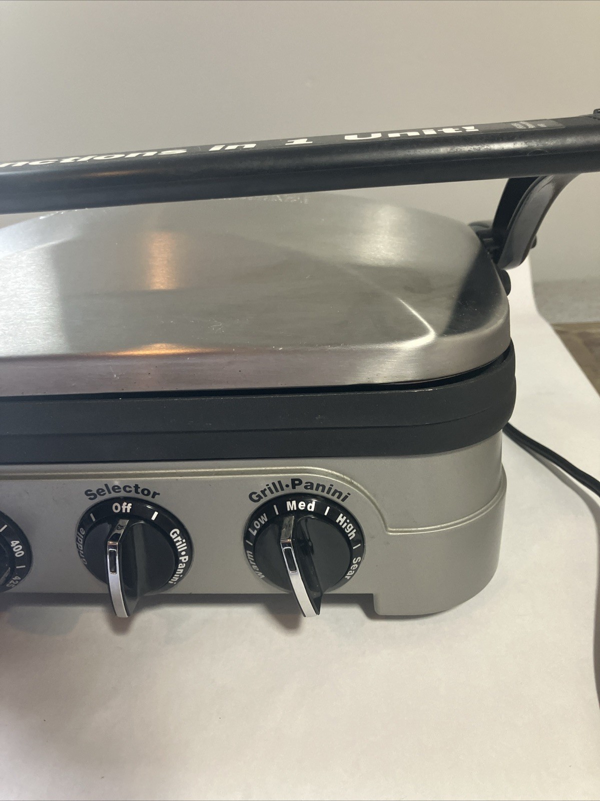 Cuisinart GRID-8N 5-in-1 Griddler | Compact Grill & Panini Press