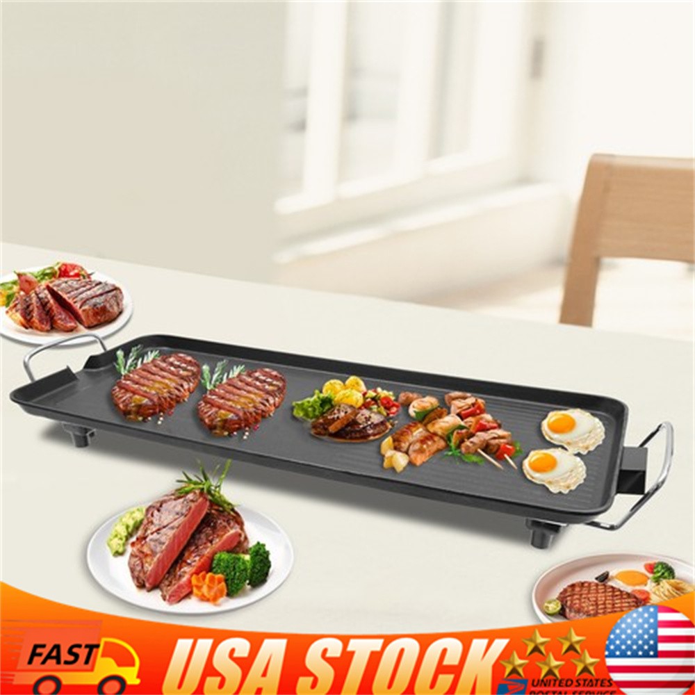 Smokeless Electric Barbecue Grill – Portable 1500W Indoor & Outdoor Cooking