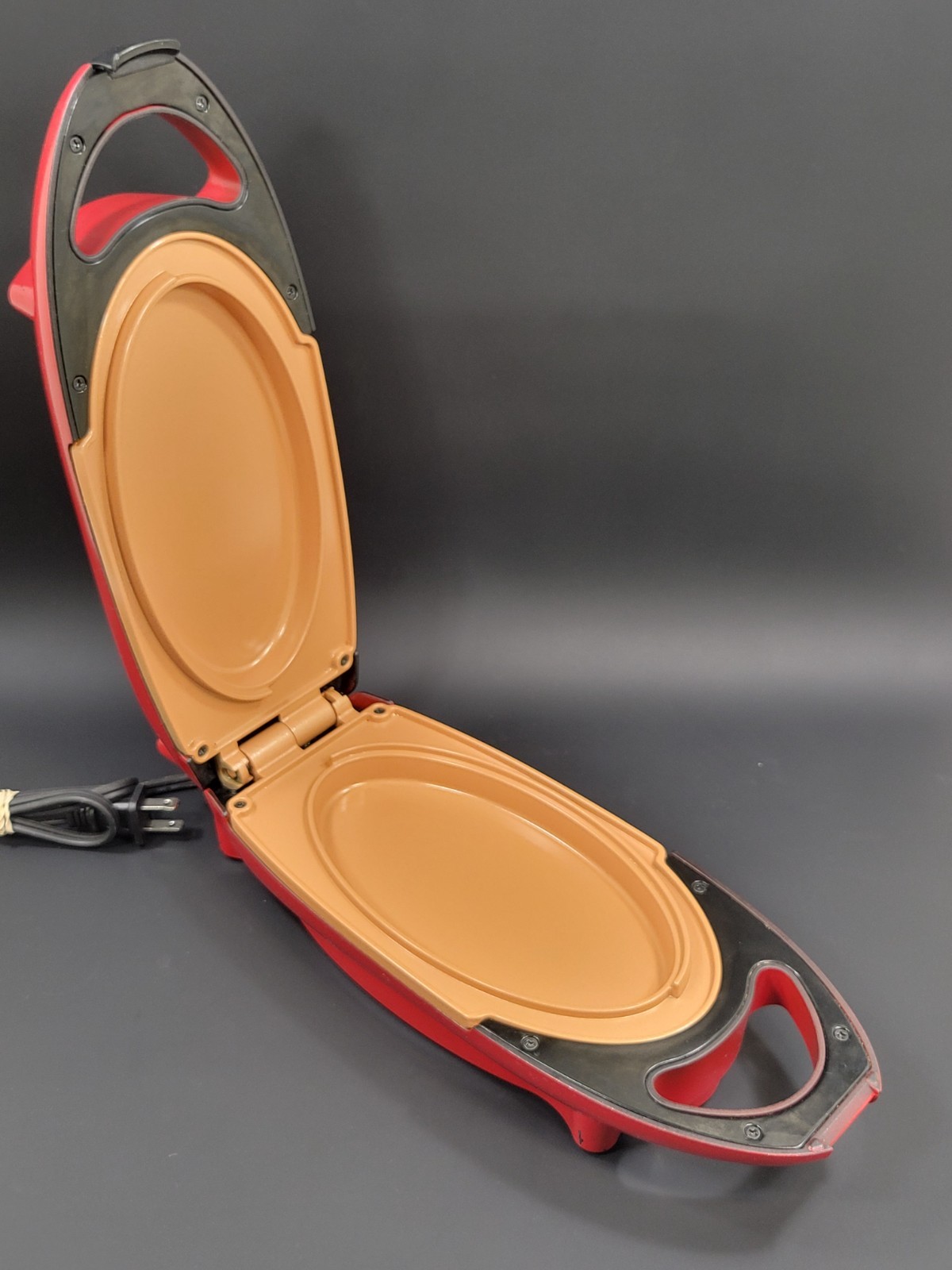 Copper Red 5 Minute Chef Electric Meal Maker Frying Pan Non-Stick 22852A1