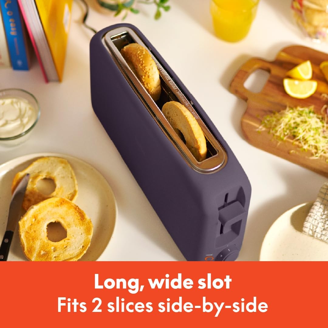bella 2 Slice Slim Toaster, Fits-anywhere™ Kitchenware, 6 2 Slice, Oatmilk