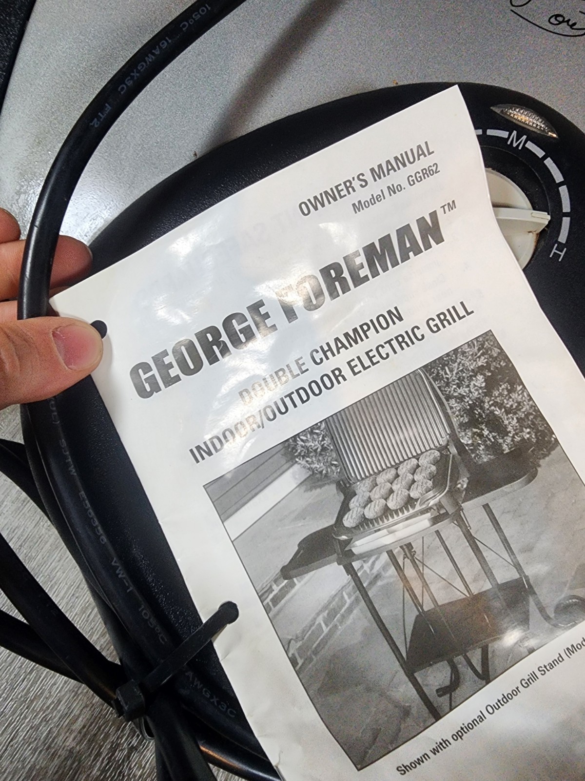 George Foreman XL Double Champion Indoor Outdoor X-Large Electric Grill GGR62