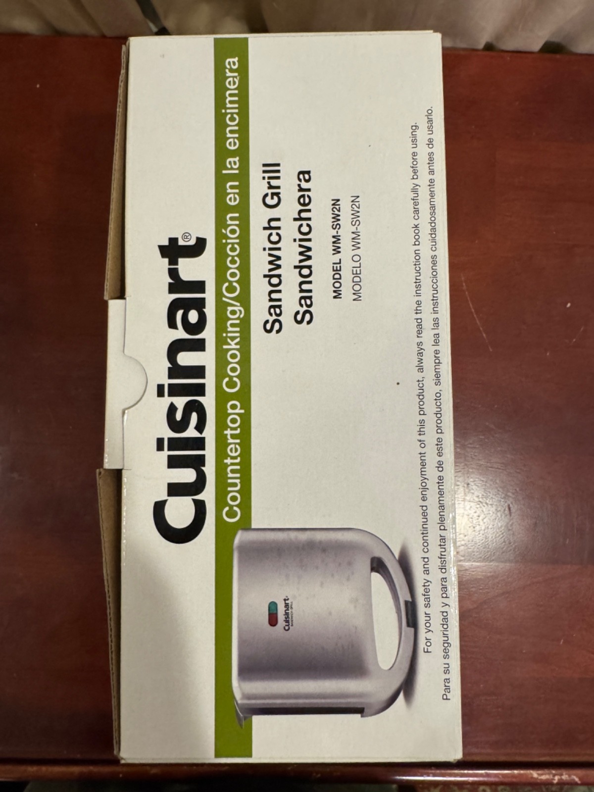 Cuisinart WM-SW2N Countertop Cooking Dual Non-Stick Sandwich Grill Maker
