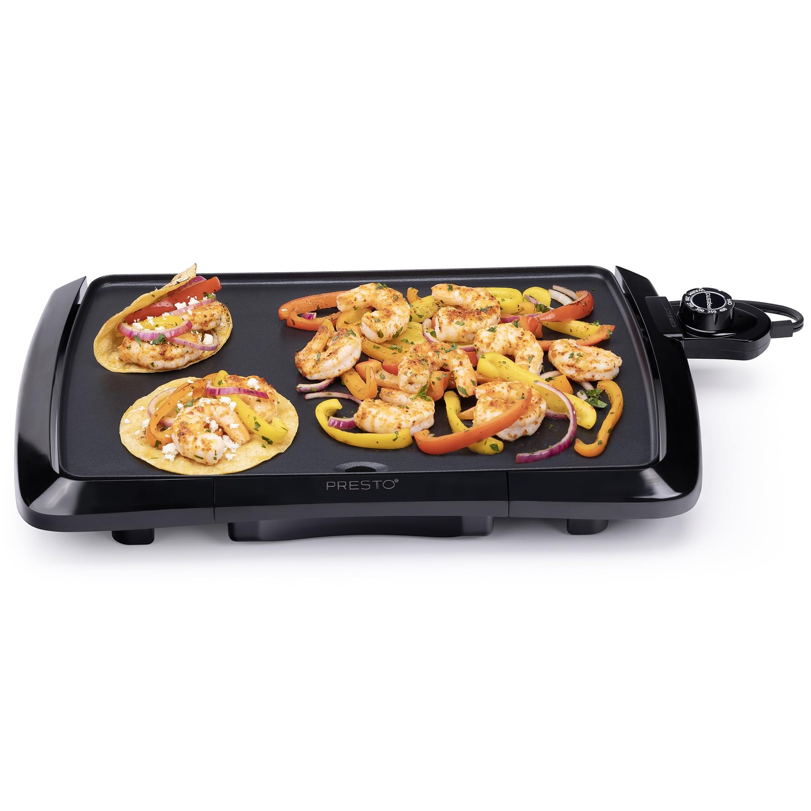 Presto 07047 Cool Touch Electric Griddle Non-Stick, Adjustable Temp