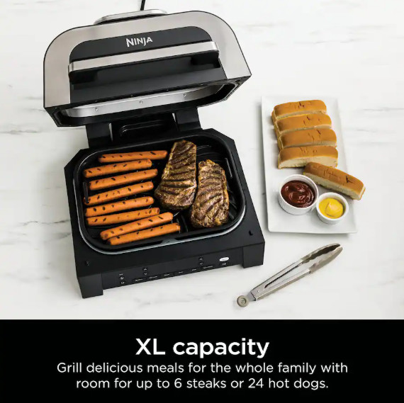 Ninja – Foodi Smart XL 6-in-1 Countertop Indoor Grill with Smart Cook System