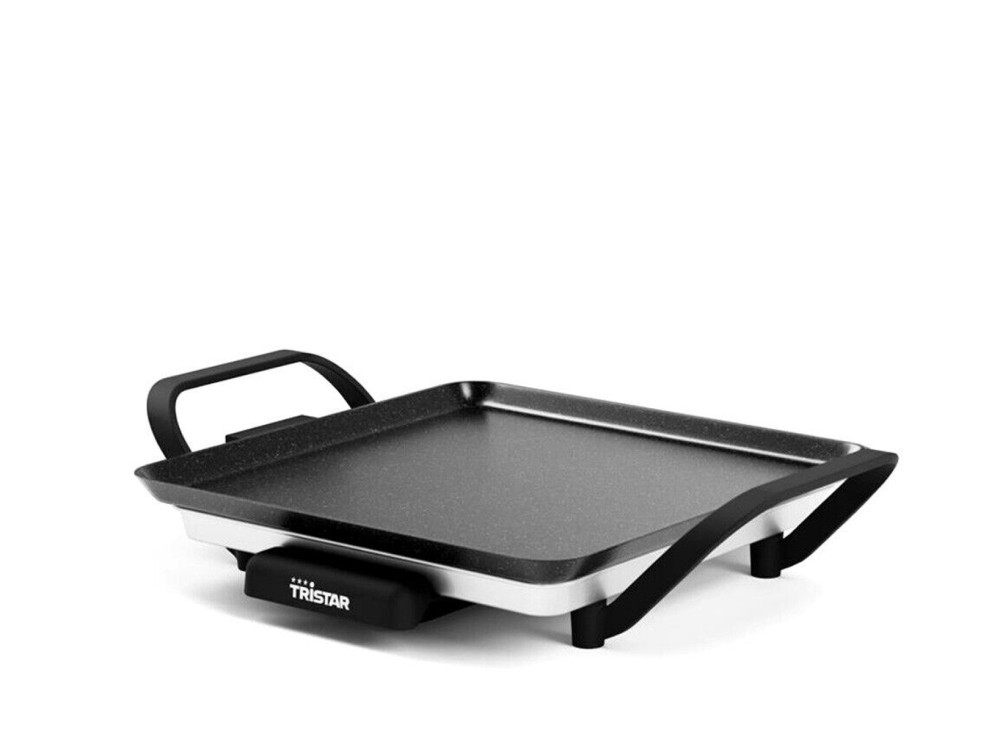 Tristar Electric Grill Smooth Plate 28×22 cm Power 800 Watt