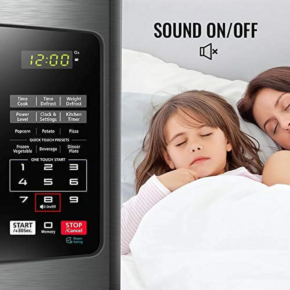 TOSHIBA Deluxe Counter Top One Touch Microwave Oven