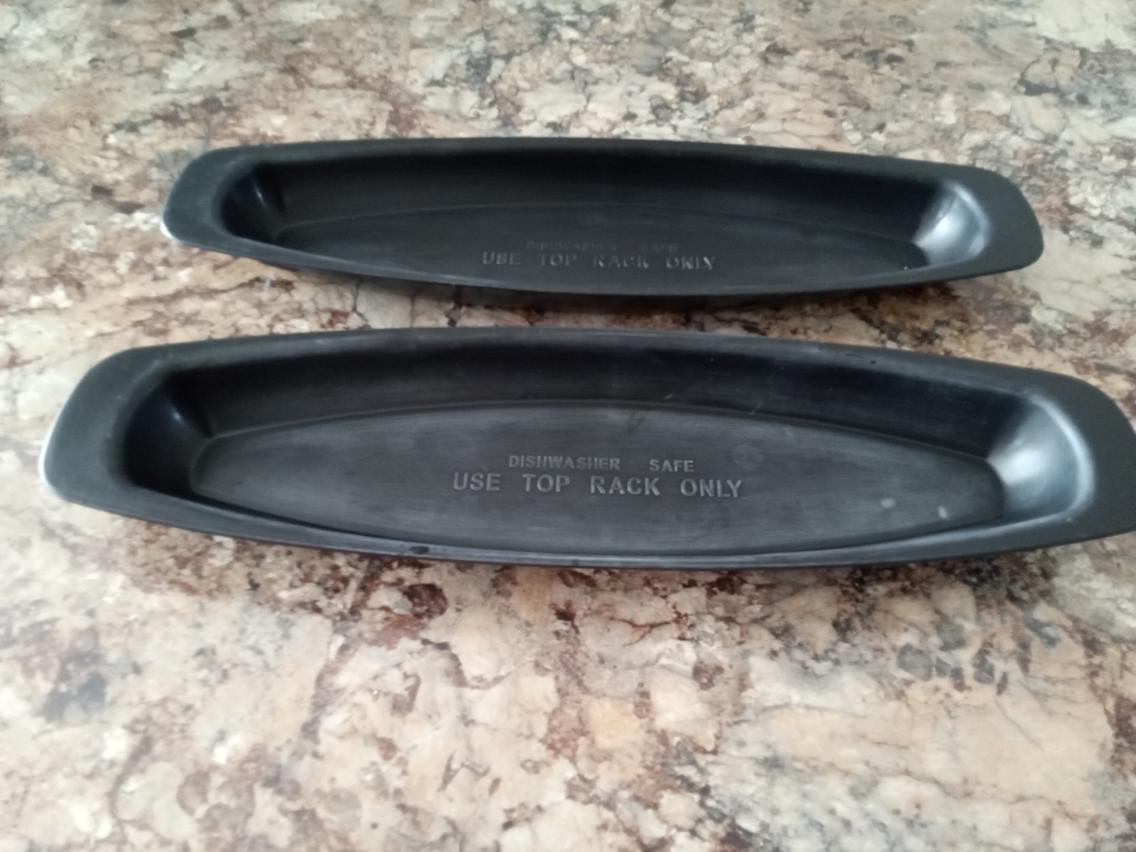 George Foreman 12 1/2″ Long Replacement Drip Tray Grease Catcher Set of 2 Black