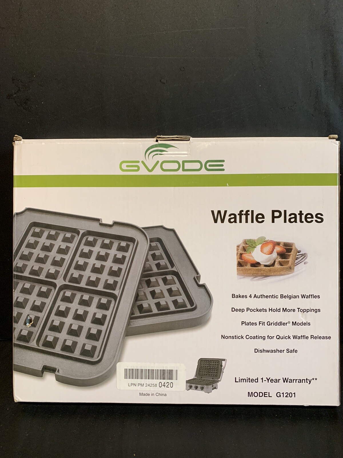 Gvode Waffle Plates for Cuisinart Griddler