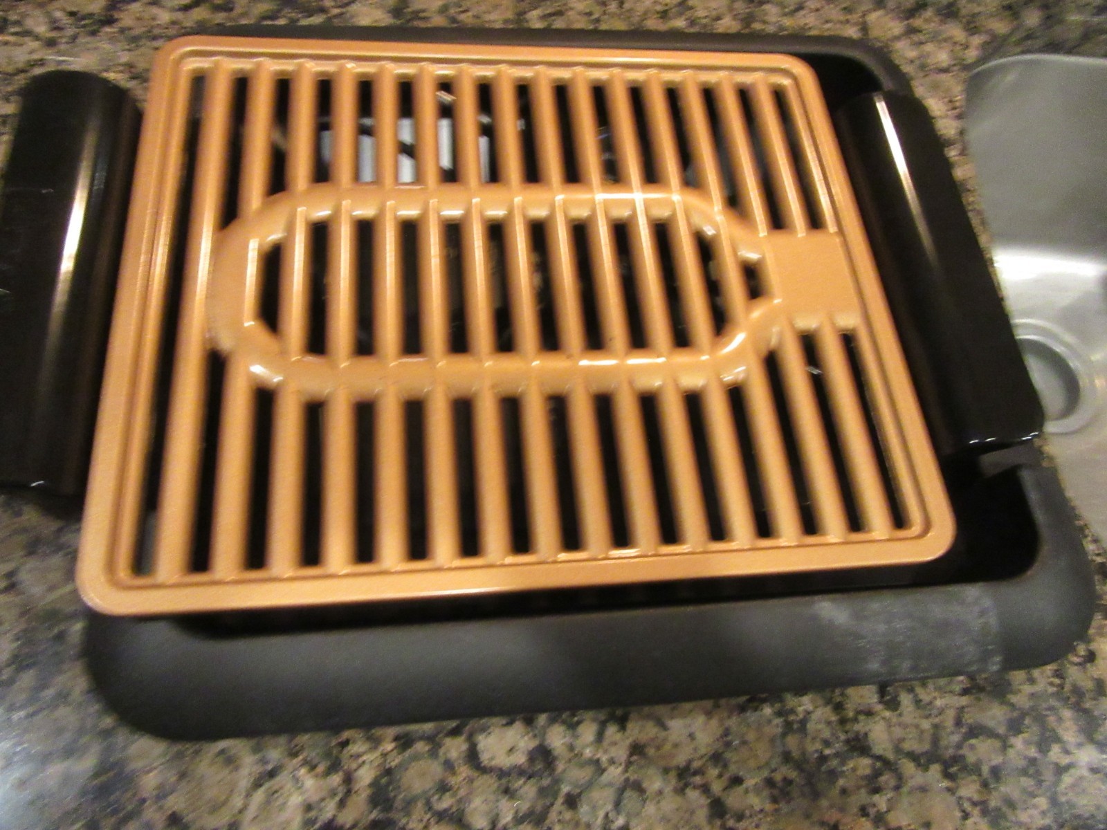 Boxed Gotham Steel Electric Smokeless Grill Working Great Very Clean See Video