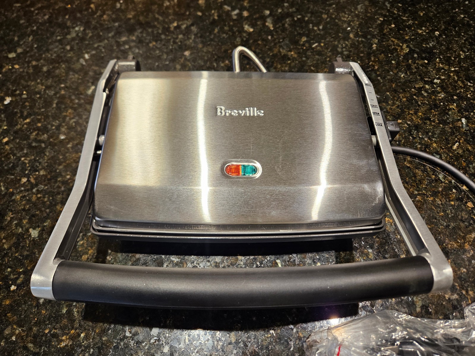 Breville BSG520XL Panini Duo Nonstick Sandwich Maker Brushed Stainless