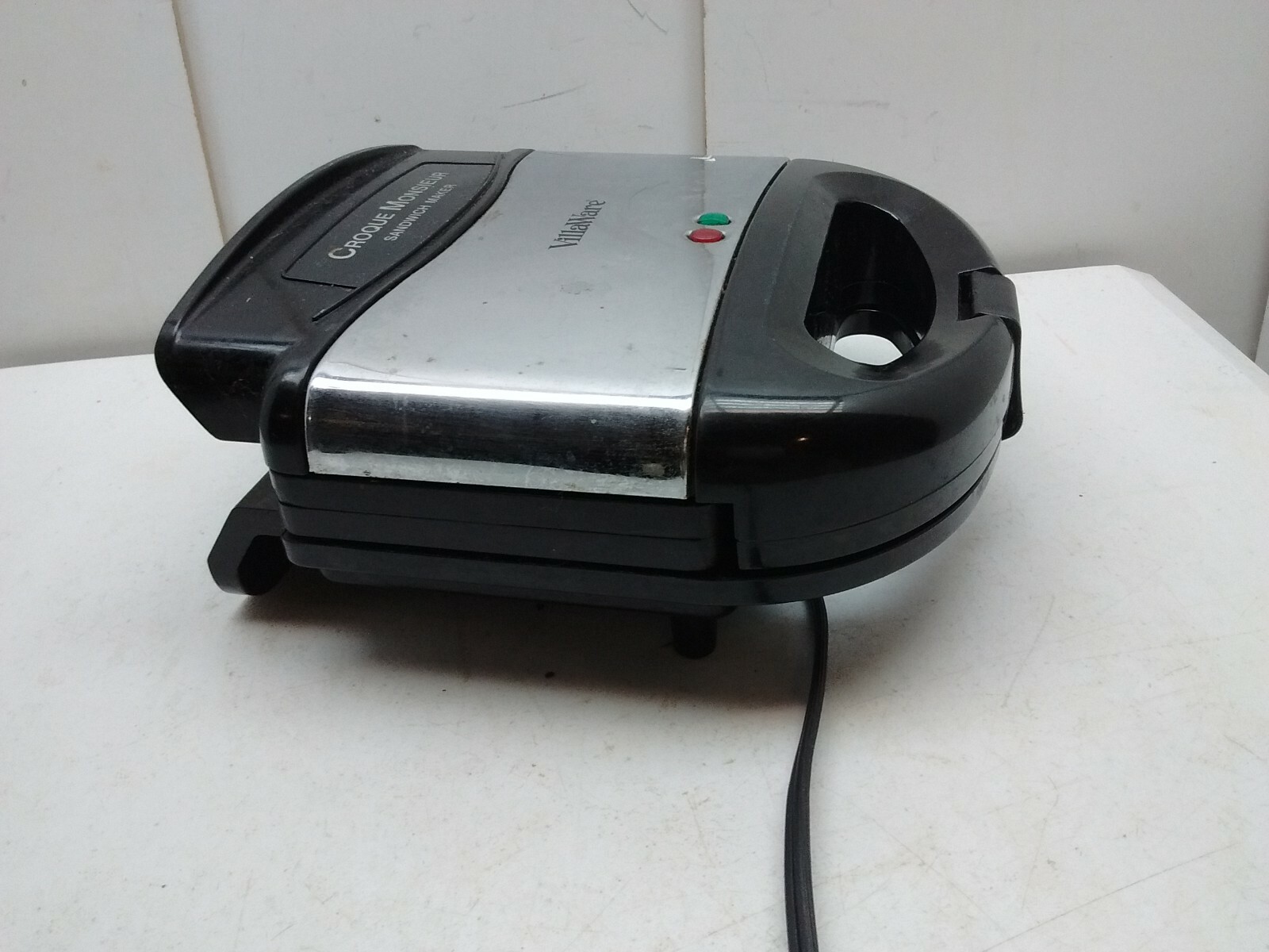 VillaWare Monsieur Electric Sea Shell Sandwich Maker Panini Press Grill & Seal