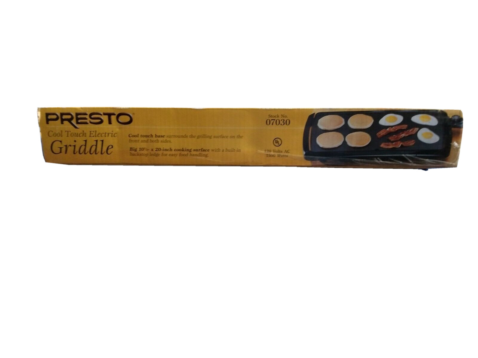 BNIB Presto Cool-Touch Electric Griddle model 07030