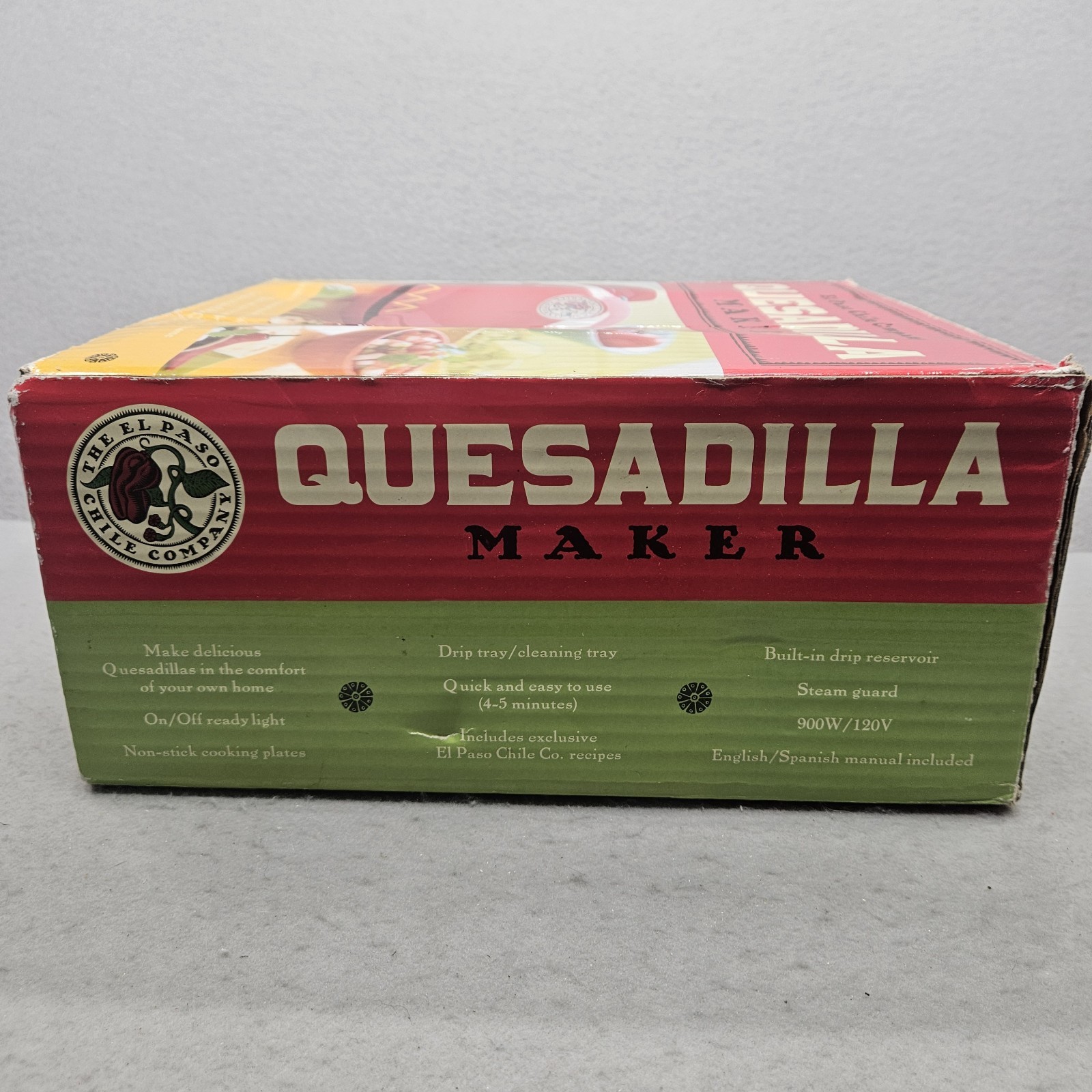 El Paso Chile Company Quesadilla Maker Electric # 10023