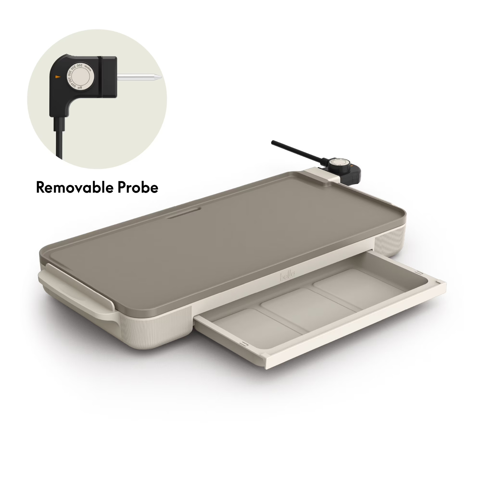 10″ x 20″ Electric Griddle with Warming Tray, EverGood Ceramic Nonstick Coating