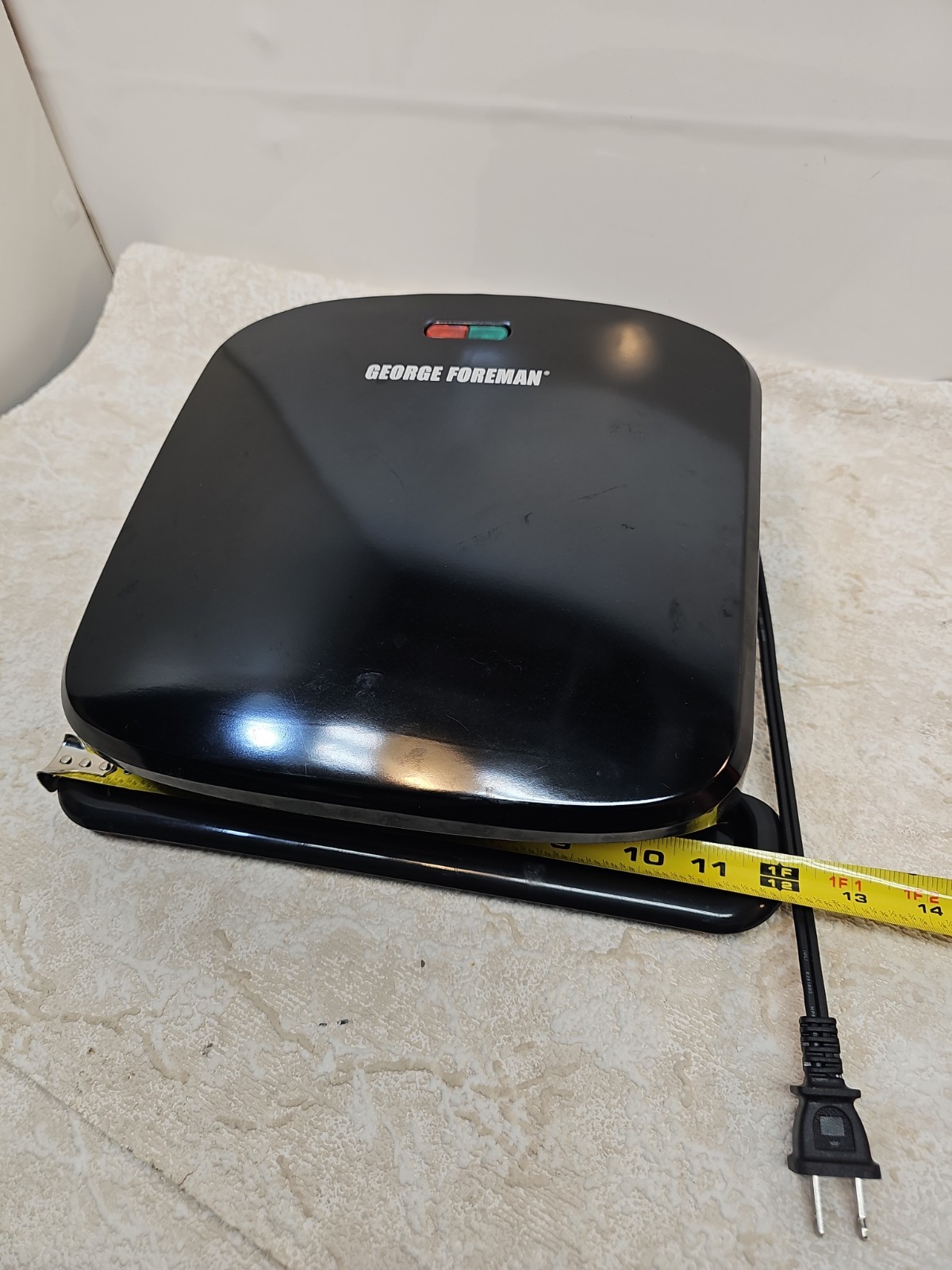 George Foreman 4 Servings Removable Plate Electric Indoor Grill/Panini Press