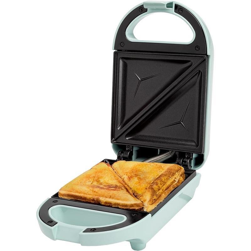 Mini Sandwich Maker 600W Nonstick Grilled Cheese Panini Dual Sided Kitchen New