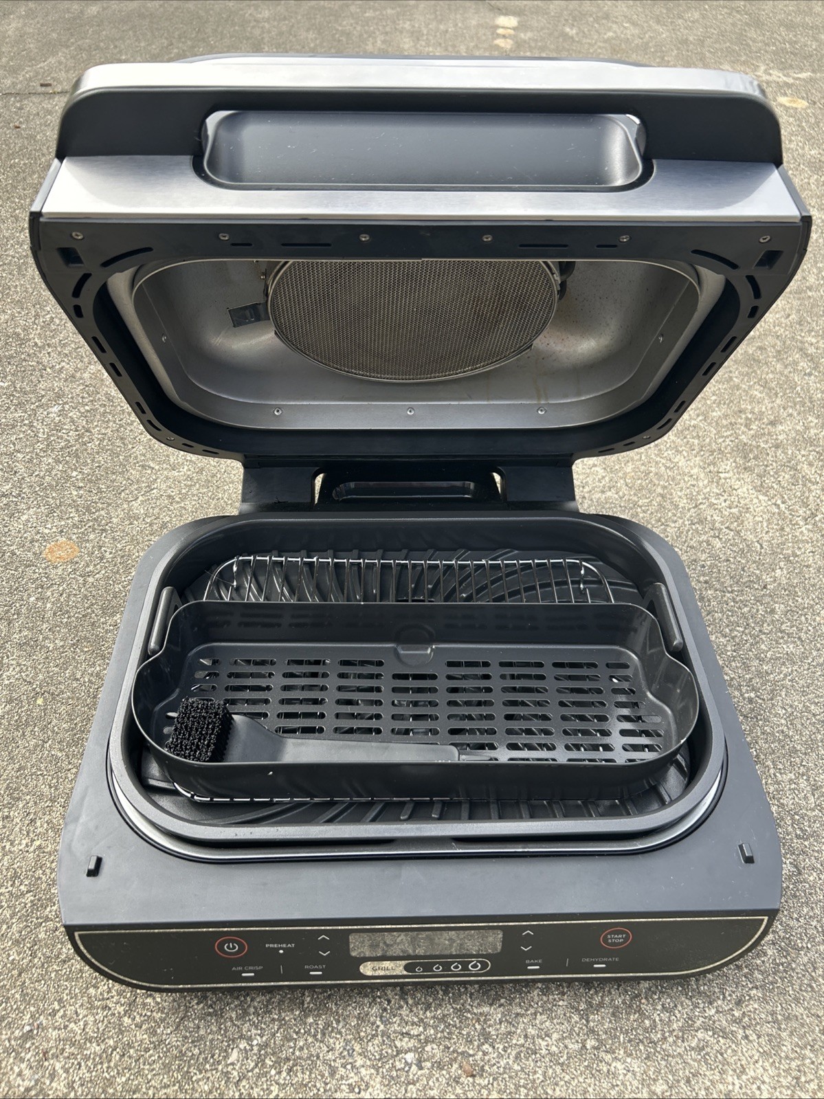 Ninja Foodi XL Grill Model BG500A 5-in-1 Indoor Grill Air Fryer
