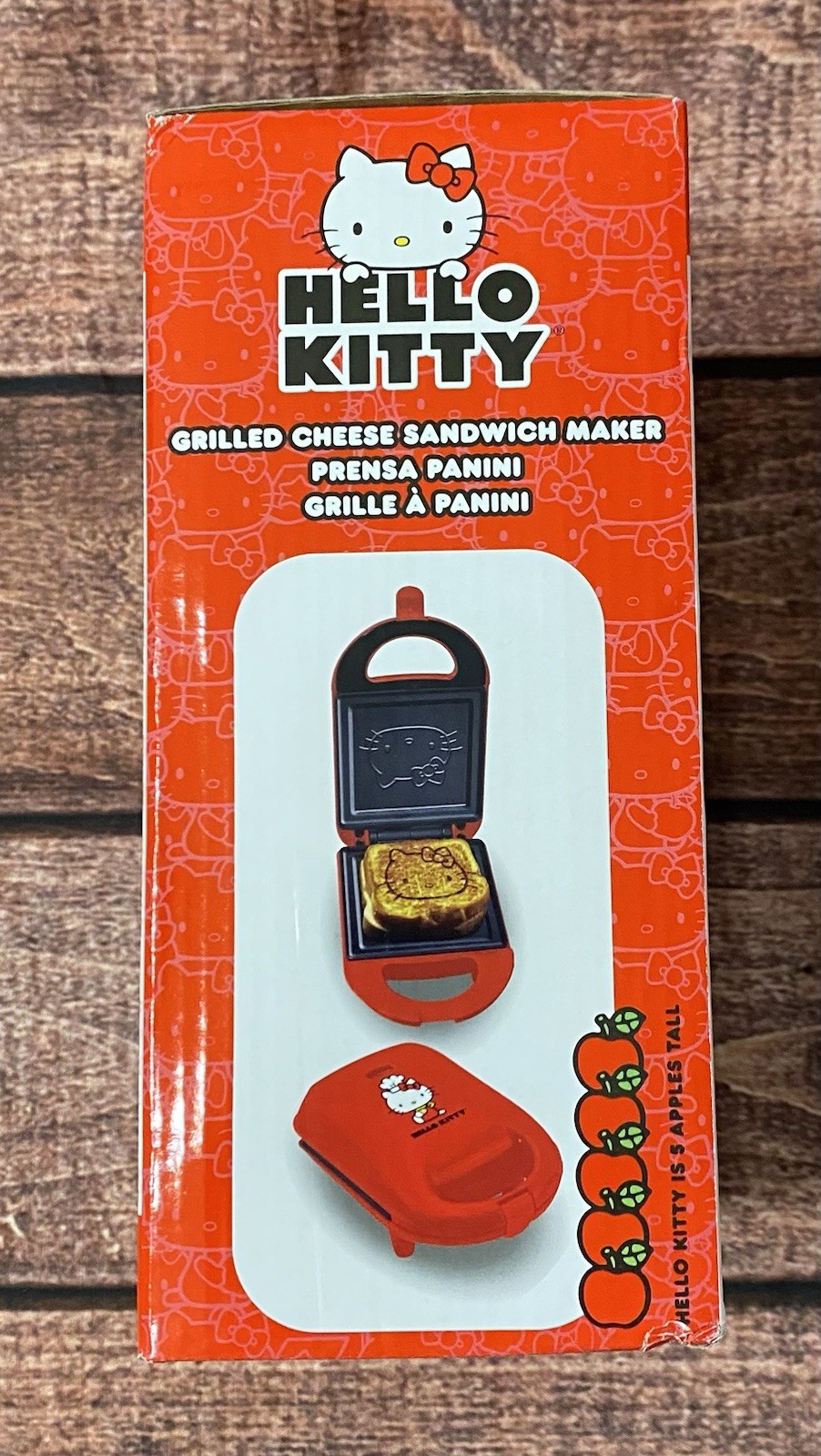 Hello Kitty Grilled Cheese Maker Non-Stick Sandwich Press Uncanny Brands New