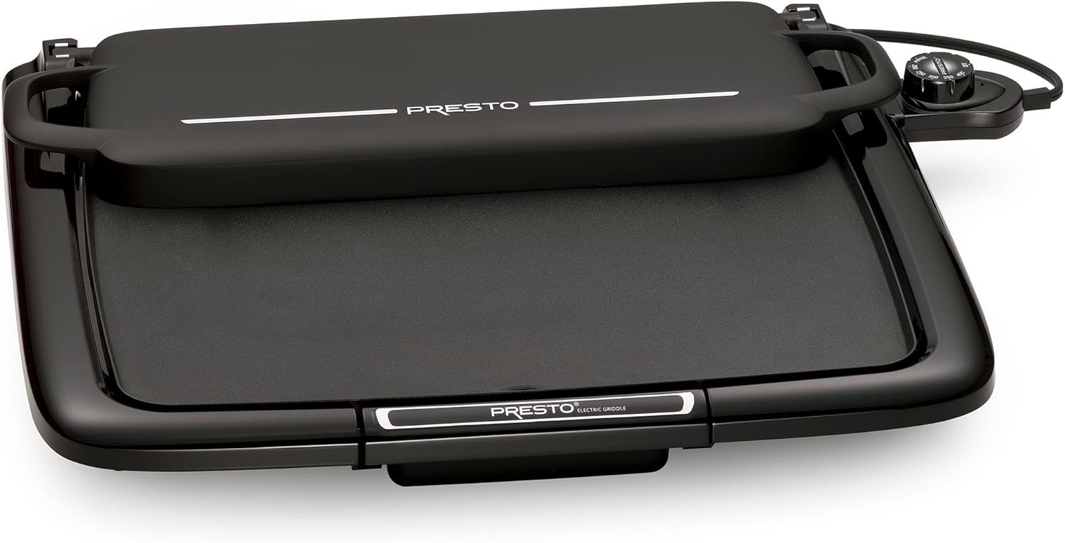 Presto 07023 XL Cool-Touch Electric Griddle Warmer 14×15 Ceramic Nonstick PFAS