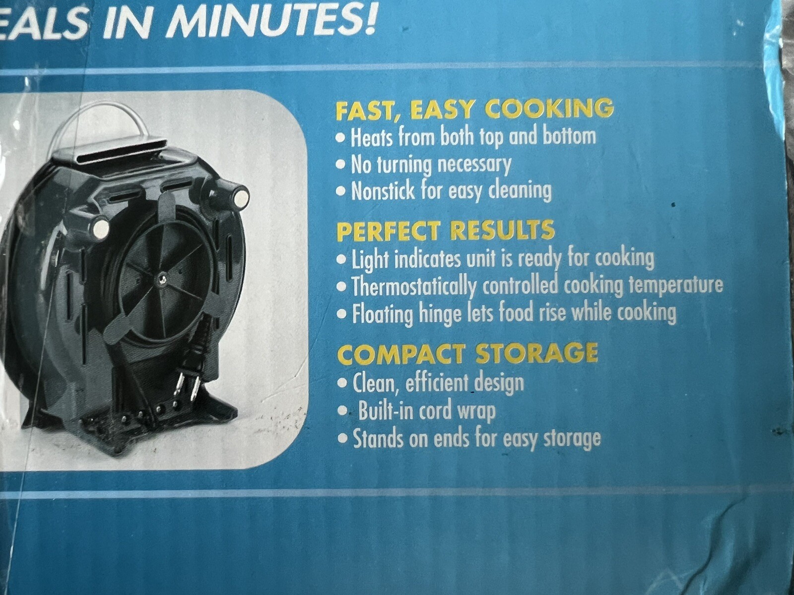 Gaiam GT Xpress 101 Delux Meal Snack And Dessert Maker Electric Indoor Grill.