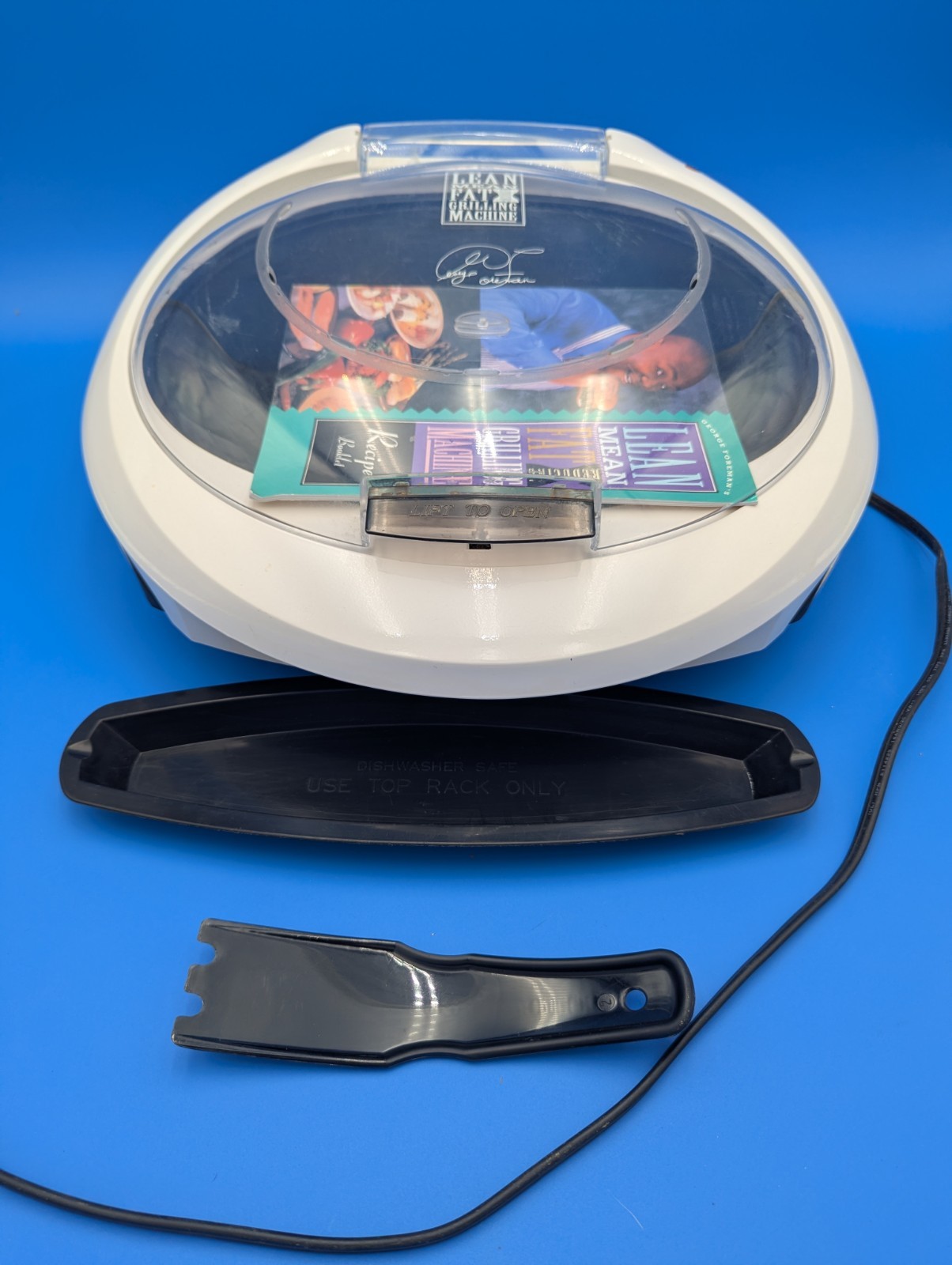 George Foreman GR36BW Fat Grilling Machine FAMILY SIZE BUN WARMER w/ Drip Tray