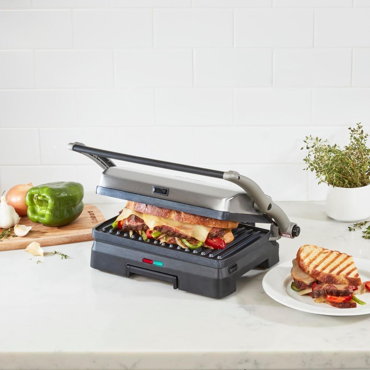 Cuisinart Griddler® Indoor Grill & Panini Press, Dishwasher-Safe Nonstick Cookin