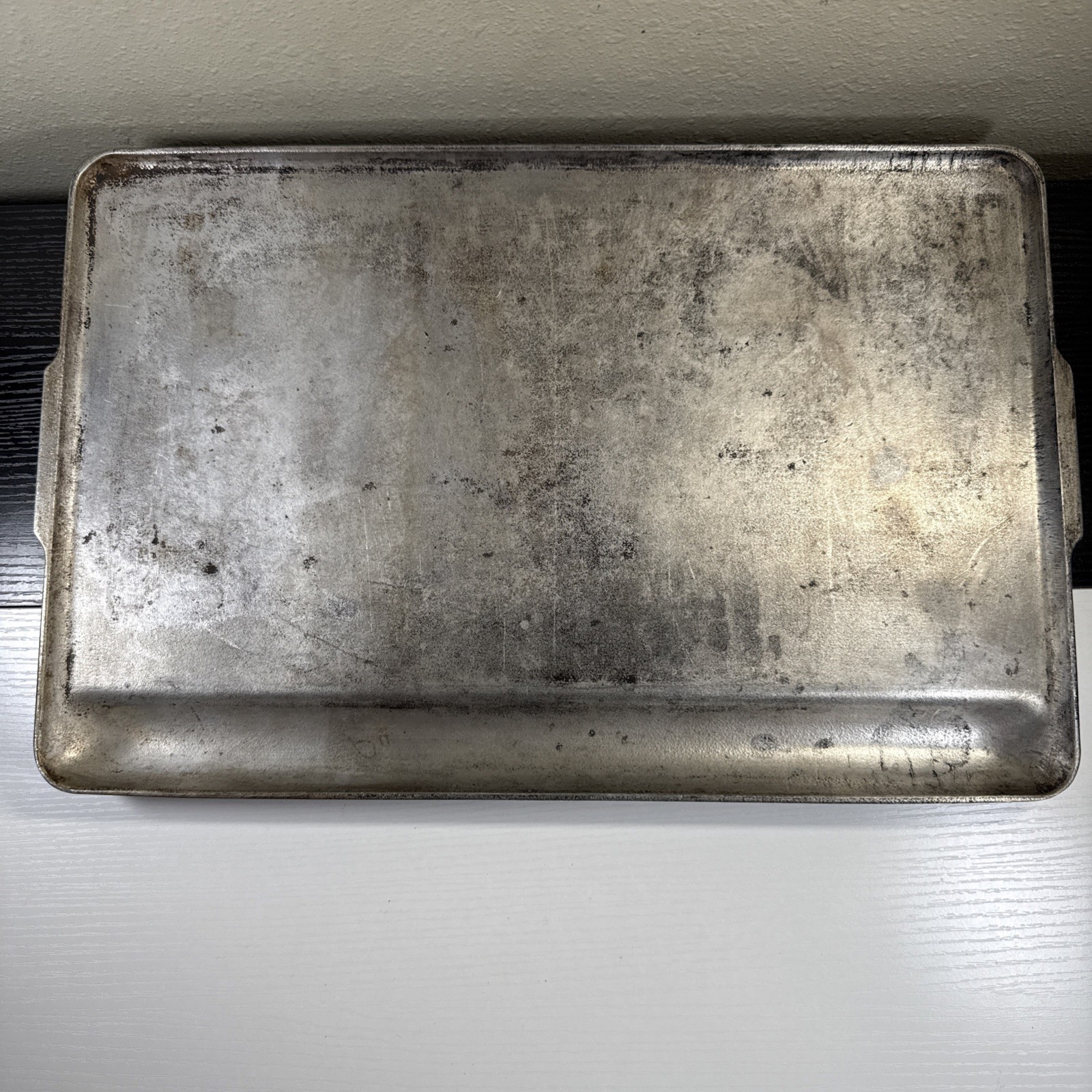 Vintage Caloric Stove Corp M-102 Aluminum Double Burner Griddle Pan OEM M102