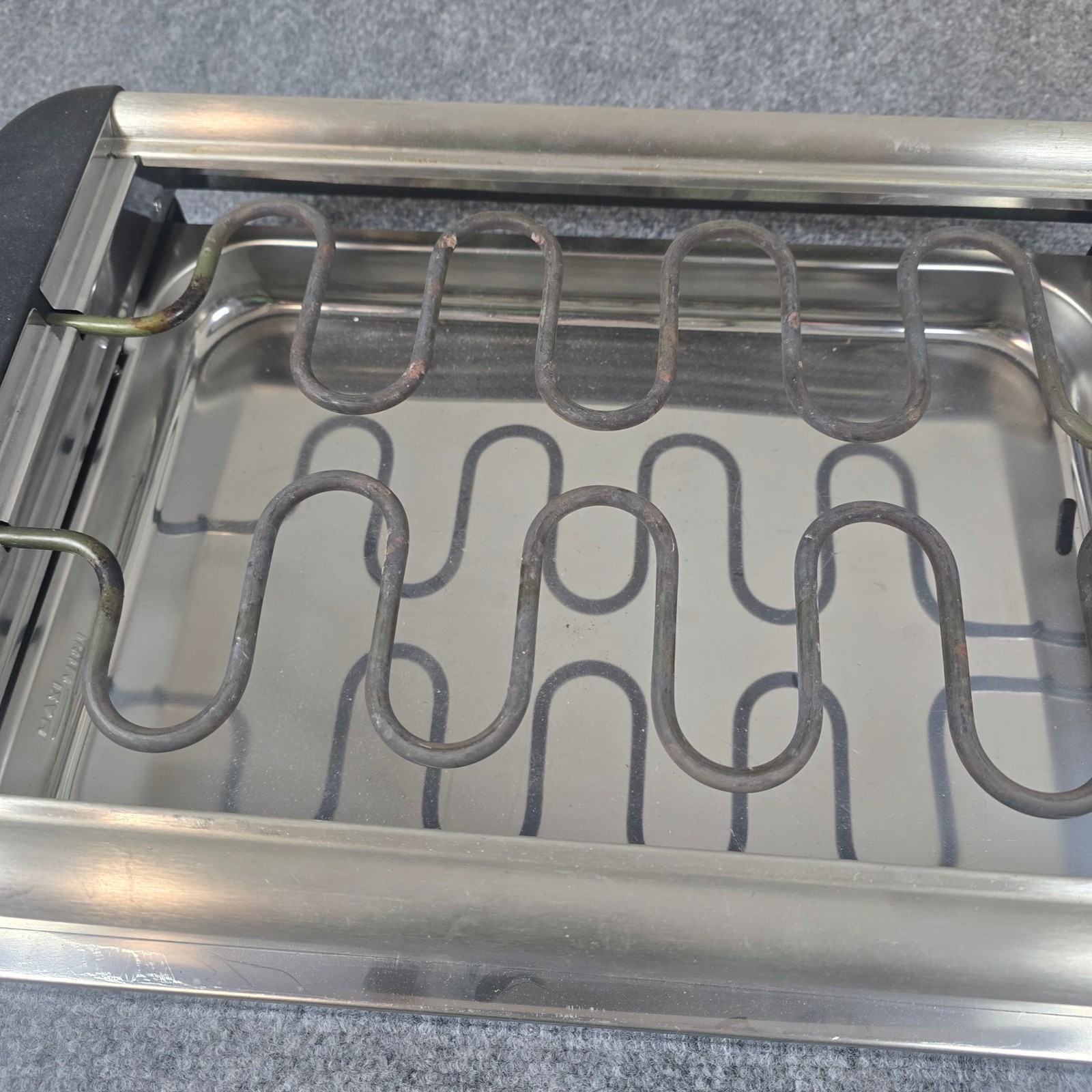 Krups Canyon Type 340 Electric Tabletop Grill Countertop BBQ Made In Italy