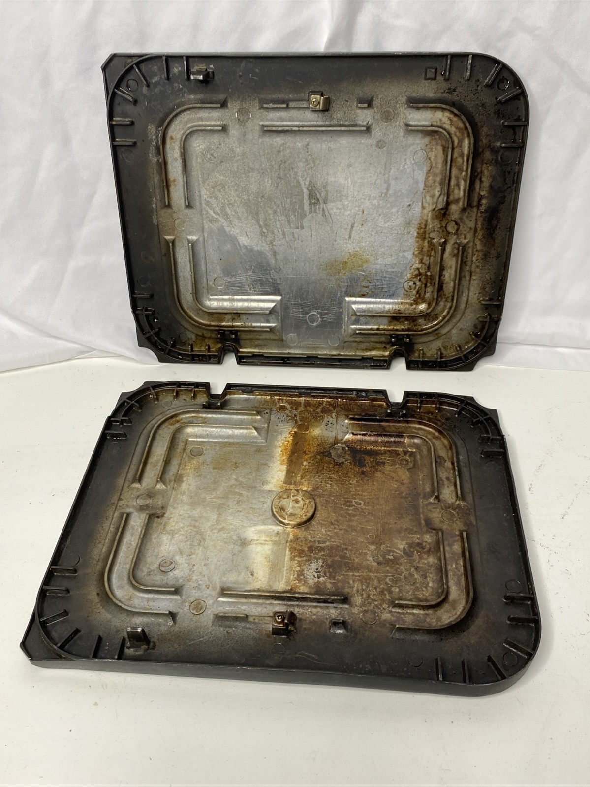Cuisinart GR-4 Griddler Non Stick Flat Sandwich Maker Upper & Lower Plates