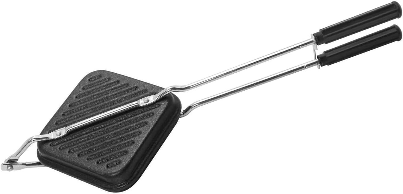 Grill Sandwich Maker And Toast Sandwich Maker With Non-Stick Cookware, Black