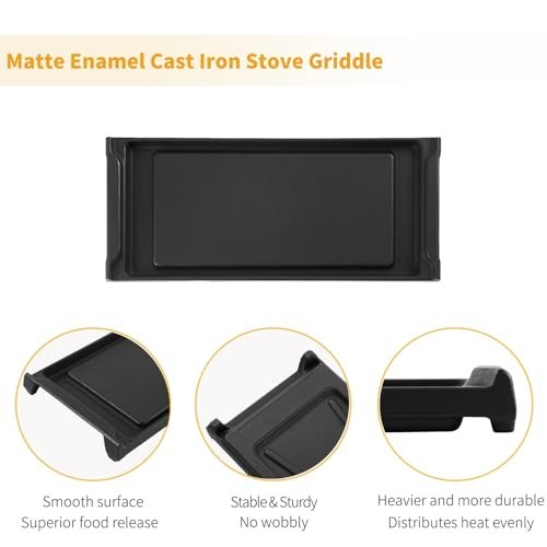 WB31K10220 Cast Iron Griddle Plate 20×8.5-In Fits GE Cafe Stove Cooktop