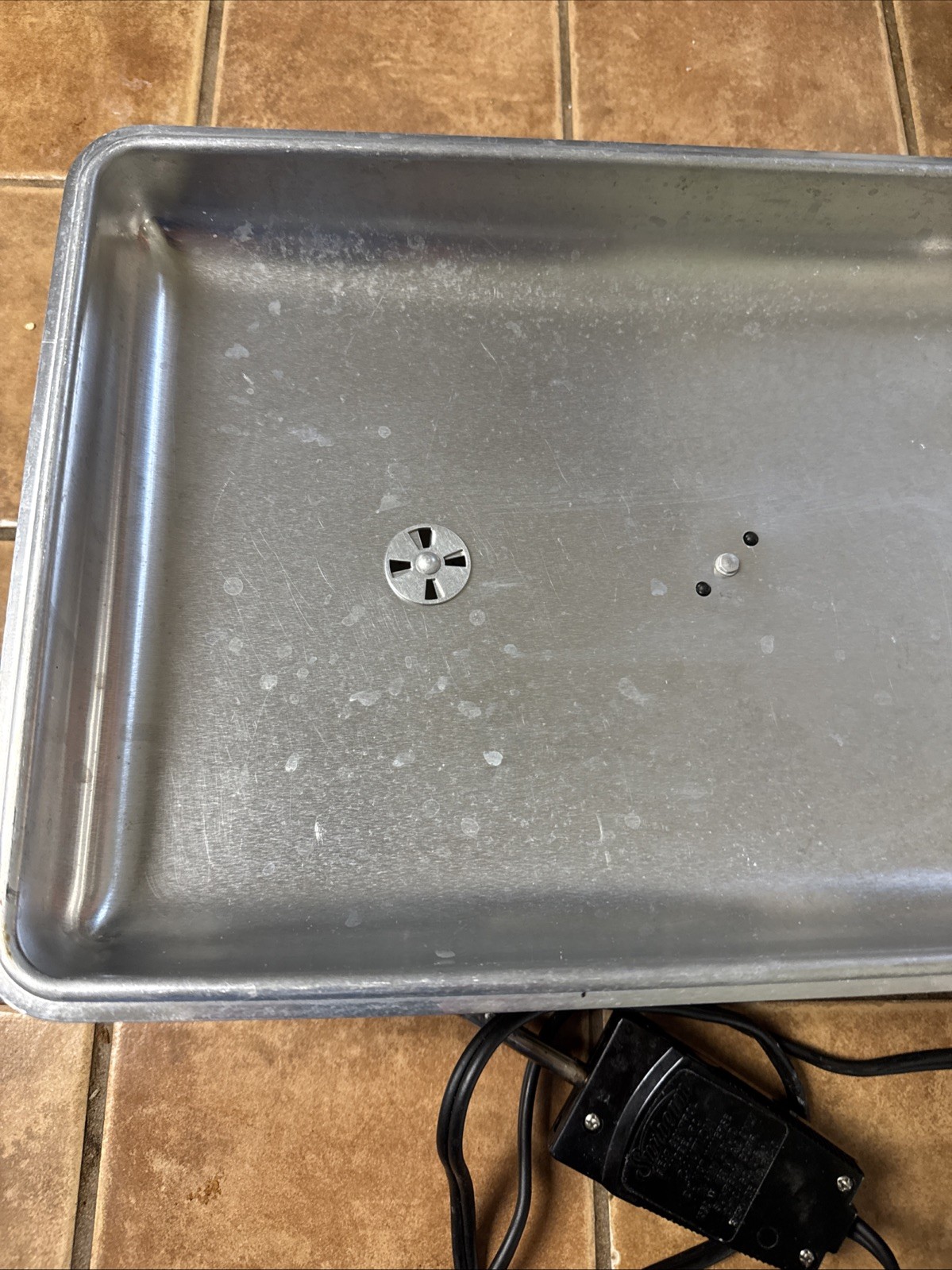 Sunbeam Vintage Automatic Nonstick Electric Griddle TRG With Lid And Power Cord