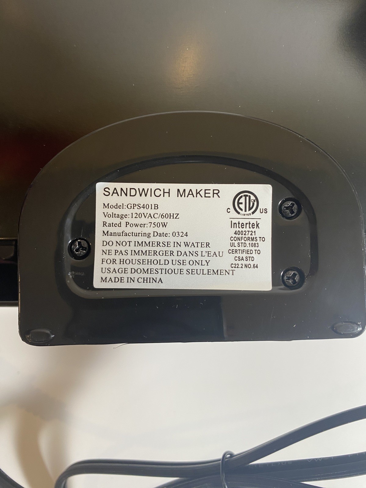 OVENTE Electric Sandwich Maker with Non-Stick Plates, Indicator Lights, “NEW”