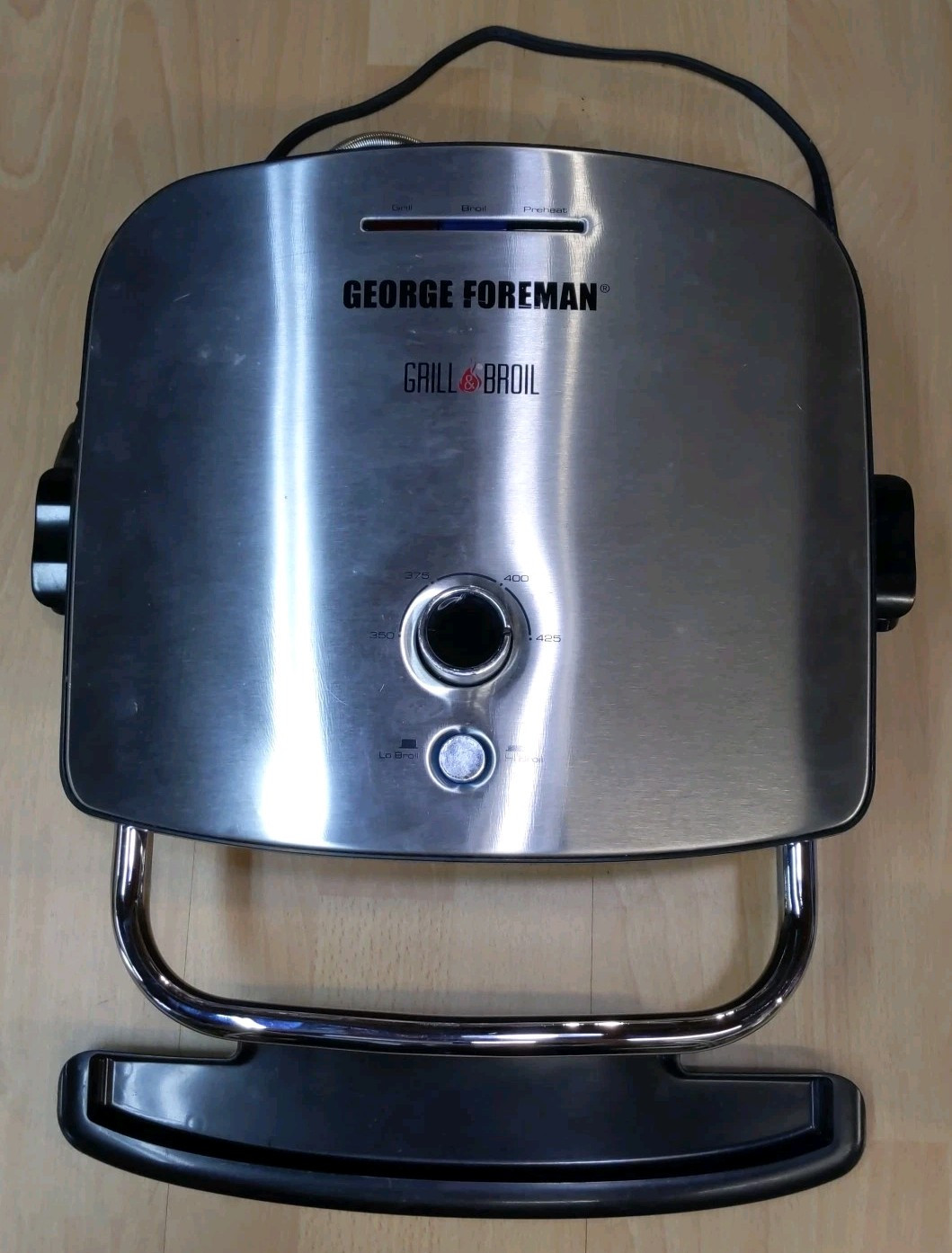 George Foreman 6-In-1 Electric Grill and Broil With Drip Tray Tested Working