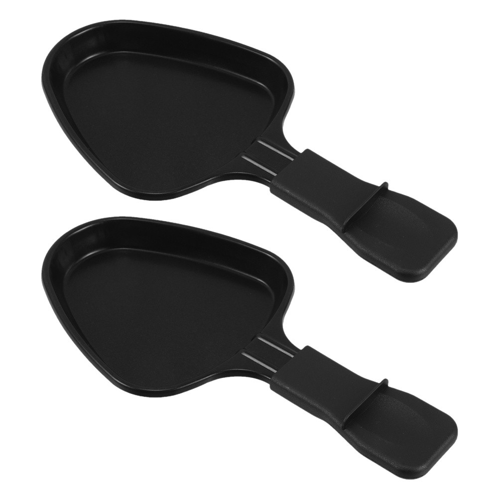 2 Pcs Iron Cheese Melting Pan Raclette Cooking Accessories Tools
