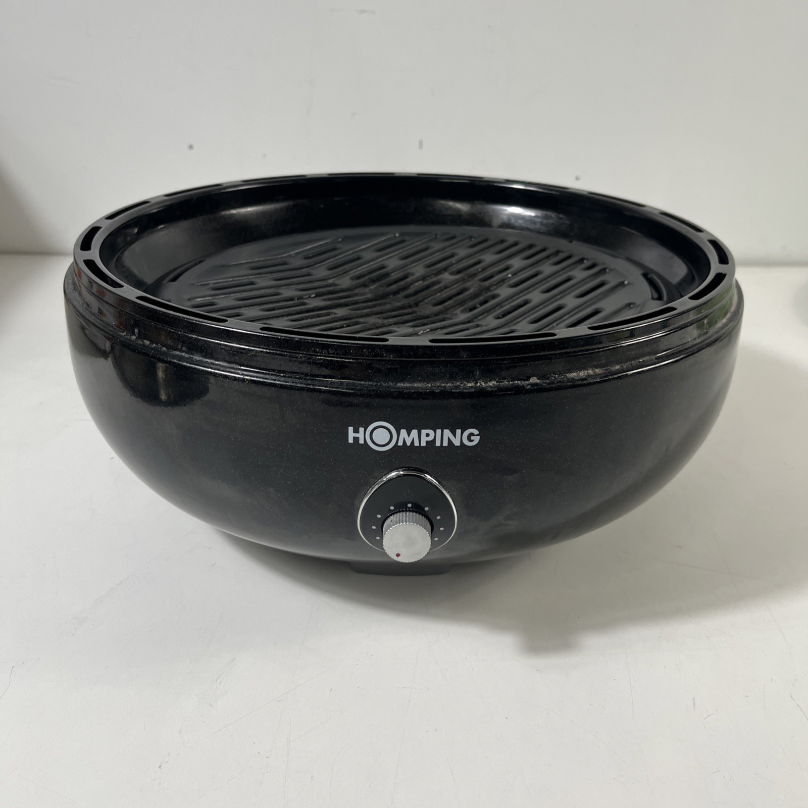 Homping Grill Ultimate Portable Charcoal BBQ Grill Produces Less Smoke black