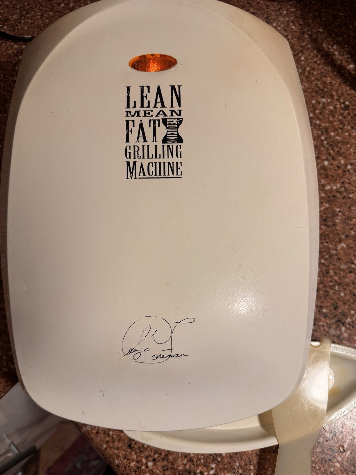 George Foreman GR26CB Electric Grill 1000W White Non-Stick Easy Clean Drip Tray