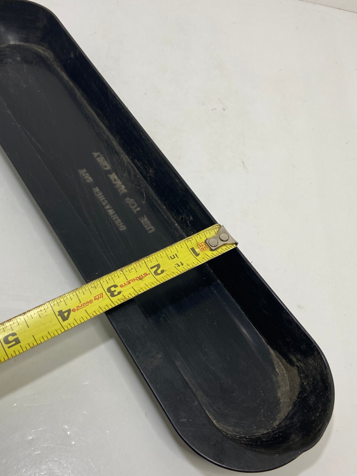 🌊 GEORGE FOREMAN GRP6EGQ REPLACEMENT PART 14″ DRIP TRAY BLACK PLASTIC EUC C1