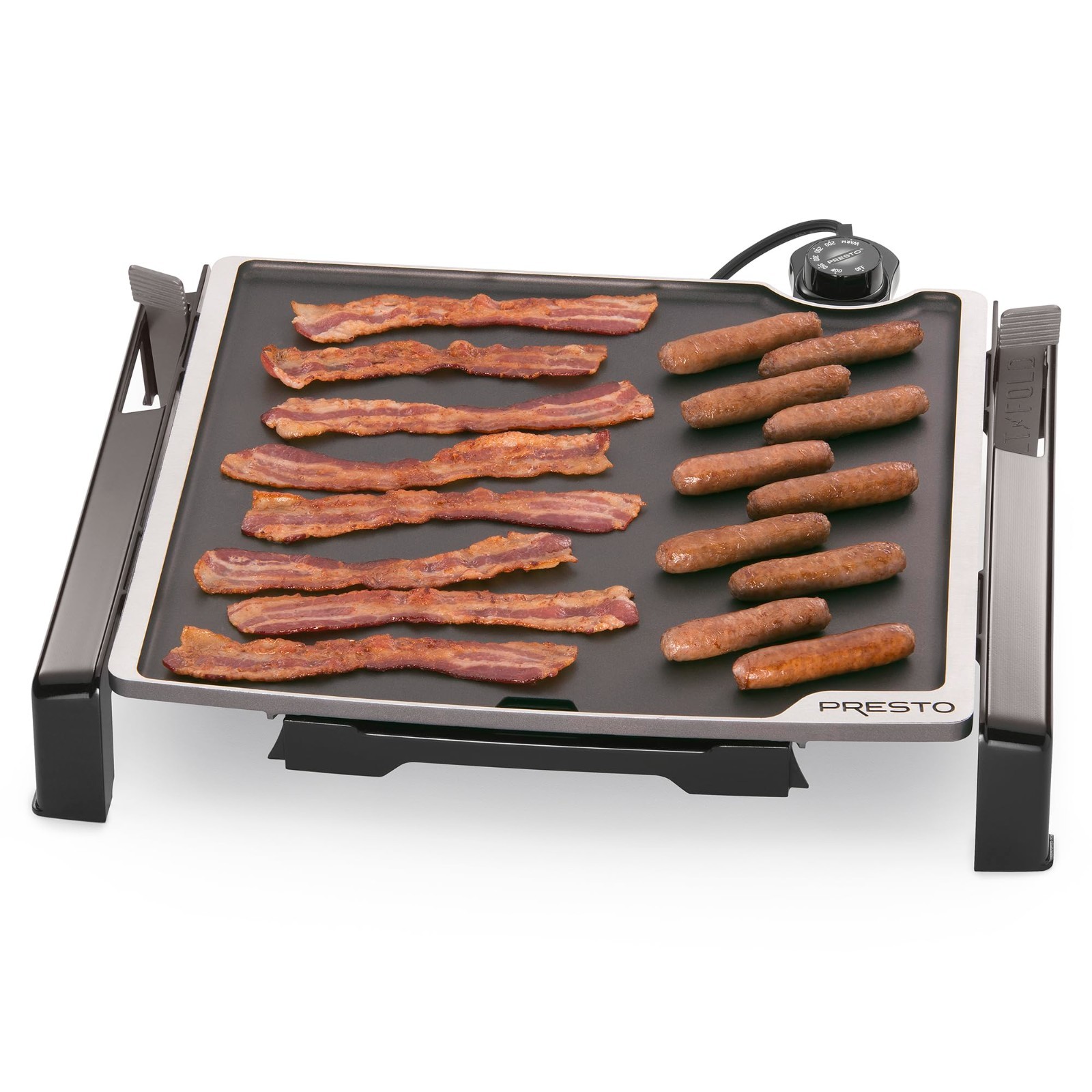 15-Inch Electric Tilt-N-Fold Griddle, Non-Stick Surface, Easy Clean, Adjustable