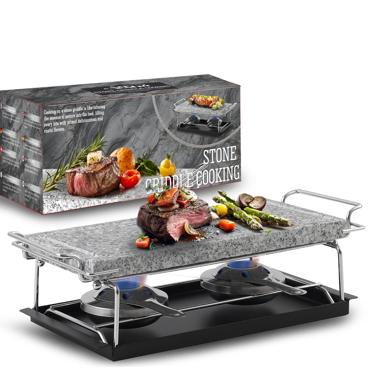 Cooking Stones for Grilling Smokeless Korean BBQ Grill Indoor Outdoor Grill R…
