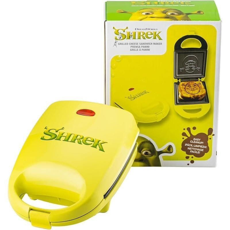 Fun Shrek Sandwich Maker Non-Stick Easy Clean Small Kitchen Appliance 520W New