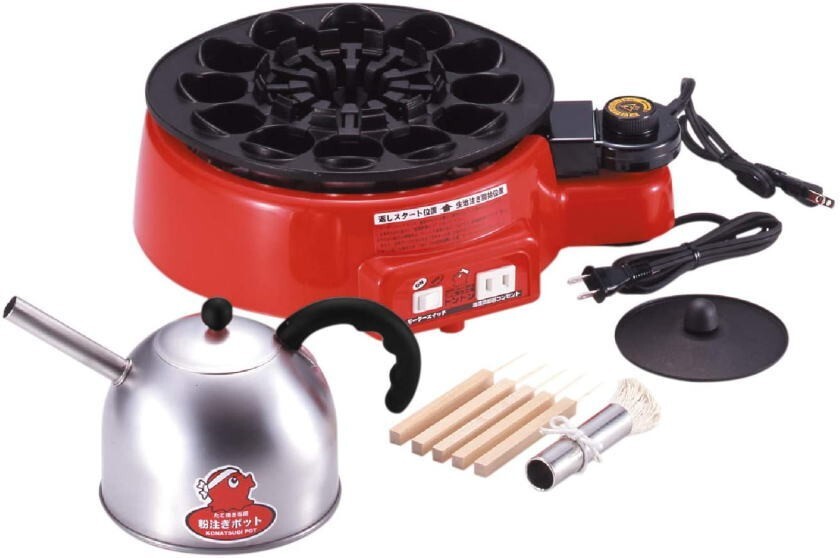 Takoyaki Maker with Auto-Turning Feature “Takoyaki Factory Tonton” 1200W KS-2614